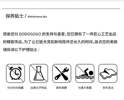 DODOGOGO多角形グラデーションクリスタルネックレス女性2024個性春夏新作ネックレス