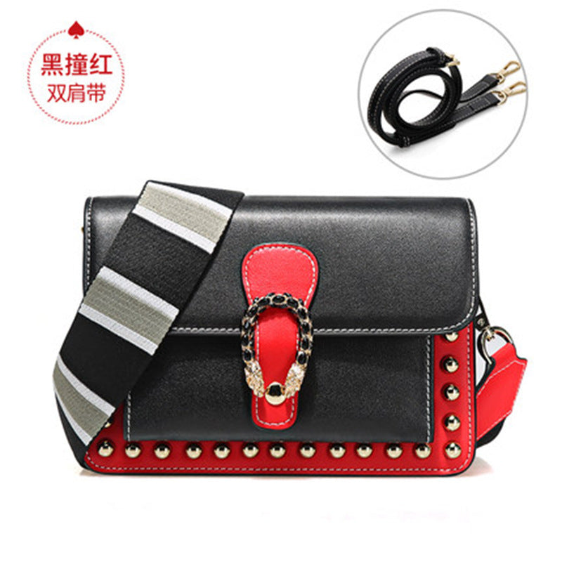 Genuine leather women's bag crossbody bag Stylish cowhide square bag that goes with anything Broadband shoulder bag. Pochette