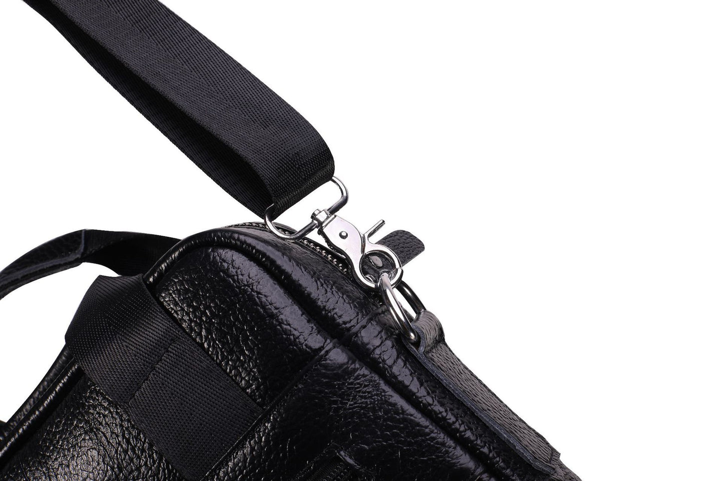 Men's Shoulder Bag Genuine Cowhide Leather Fashion Casual Business Men's Crossbody Bag Handbag 