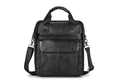 Men's Shoulder Bag Genuine Cowhide Leather Fashion Casual Business Men's Crossbody Bag Handbag 