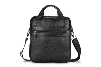 Men's Shoulder Bag Genuine Cowhide Leather Fashion Casual Business Men's Crossbody Bag Handbag 