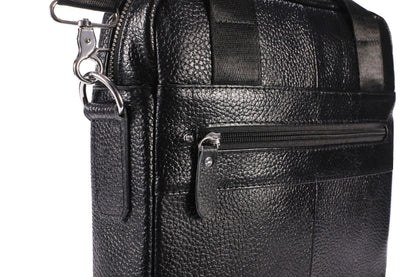 Men's Shoulder Bag Genuine Cowhide Leather Fashion Casual Business Men's Crossbody Bag Handbag 