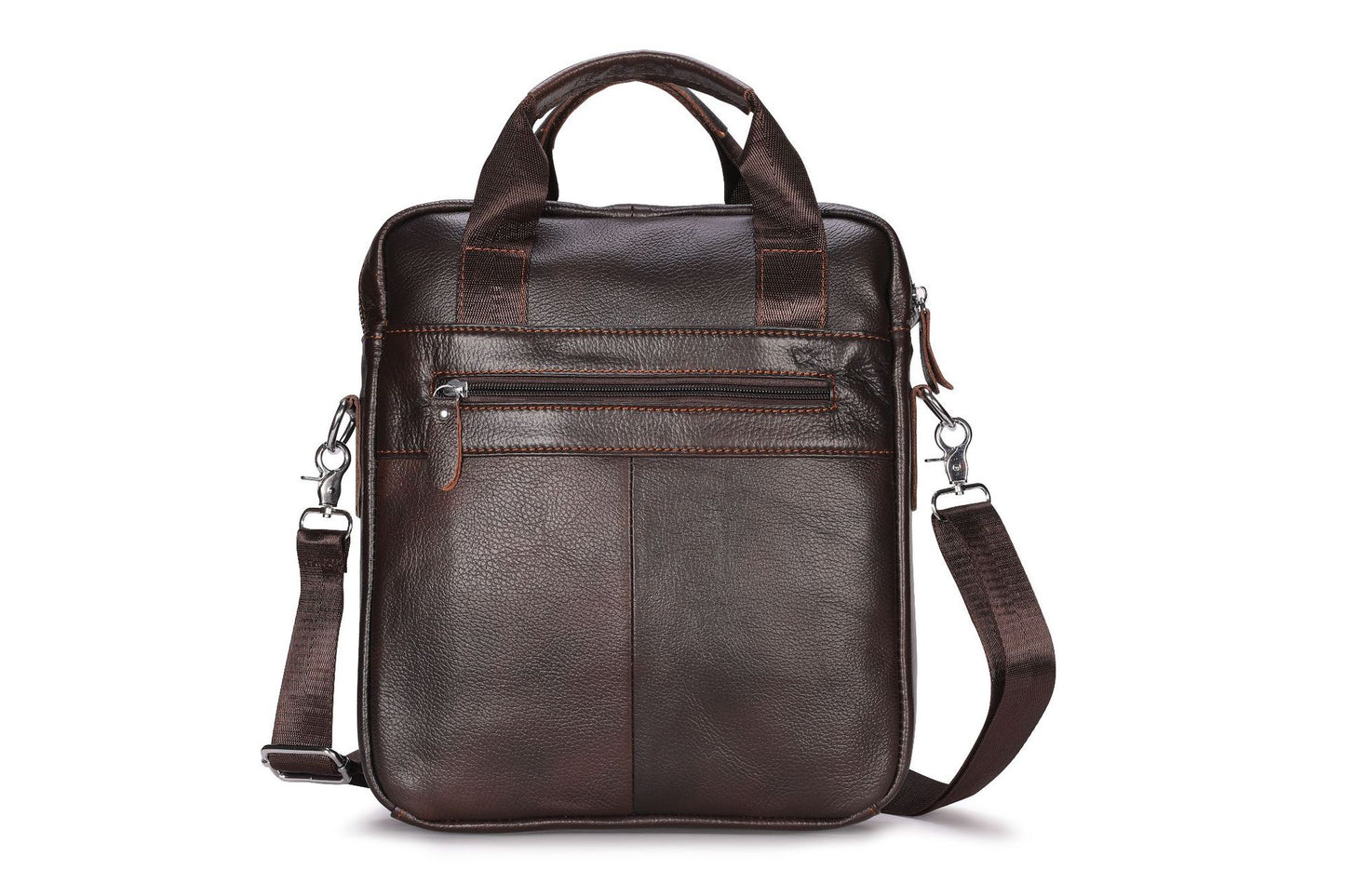 Men's Shoulder Bag Genuine Cowhide Leather Fashion Casual Business Men's Crossbody Bag Handbag 