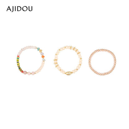 AJIDOUカジュアルファッションシンプルビーズブレスレット