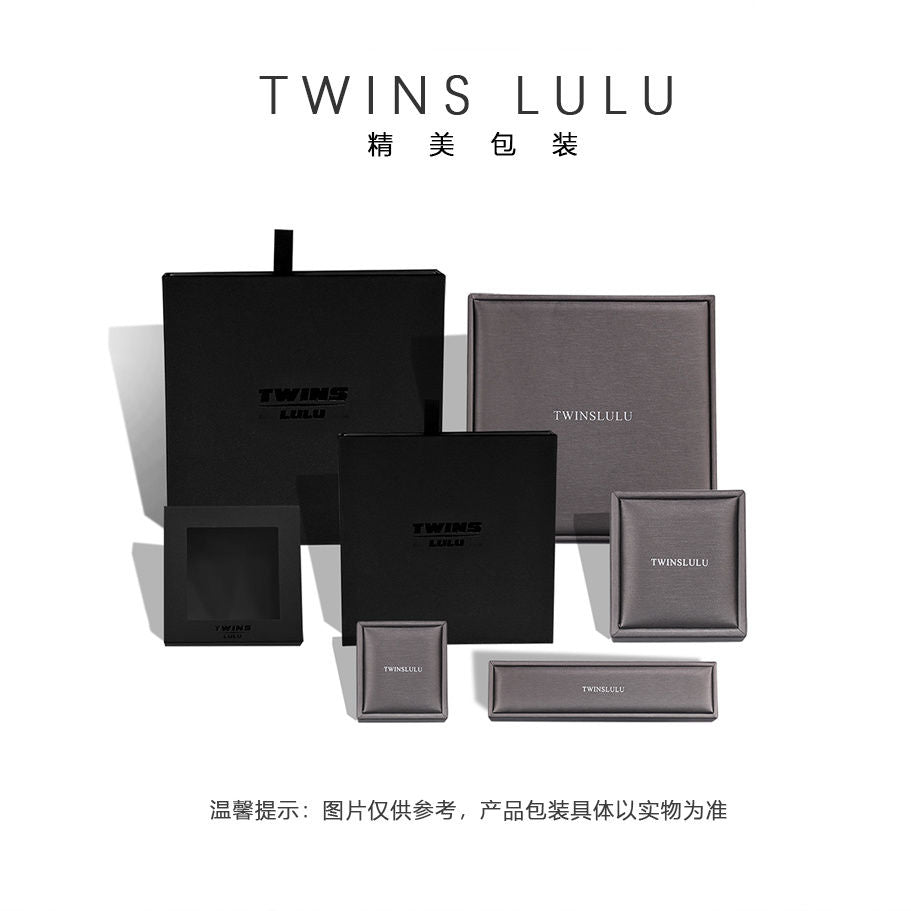 TWINS LULU上品アクセサリークローバーネックレスプレゼントファッションコーデ