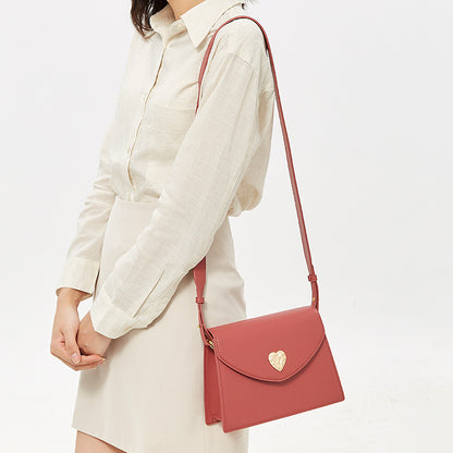 Genuine leather Kelly bag commuting shoulder bag simple luxury underarm bag crossbody bag shoulder bag.pochette