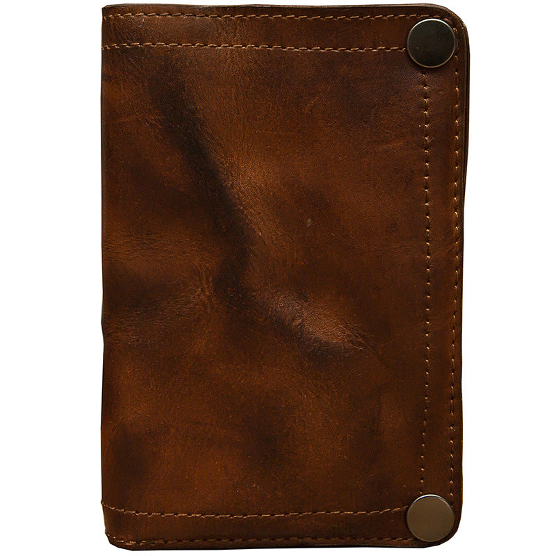 Men's Wallet Handmade Large Capacity Genuine Cowhide Leather Clutch Bag Card Bag for Men 