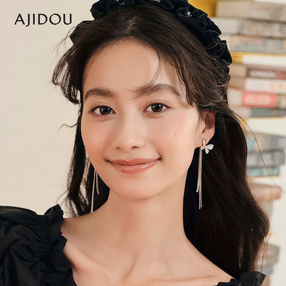 AJIDOU  優雅なフリンジ蝶のイヤリング贈り物