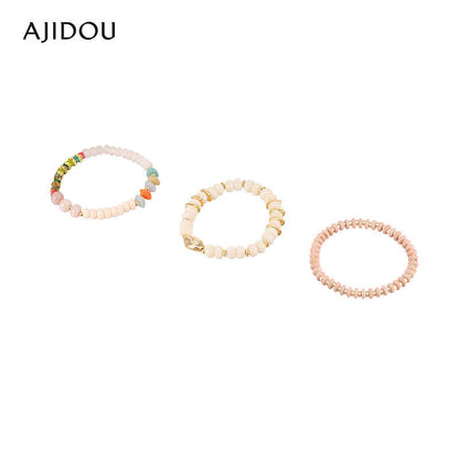 AJIDOUカジュアルファッションシンプルビーズブレスレット