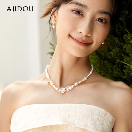 AJIDOU椿の花シリーズ優雅おしゃれネックレス贈り物