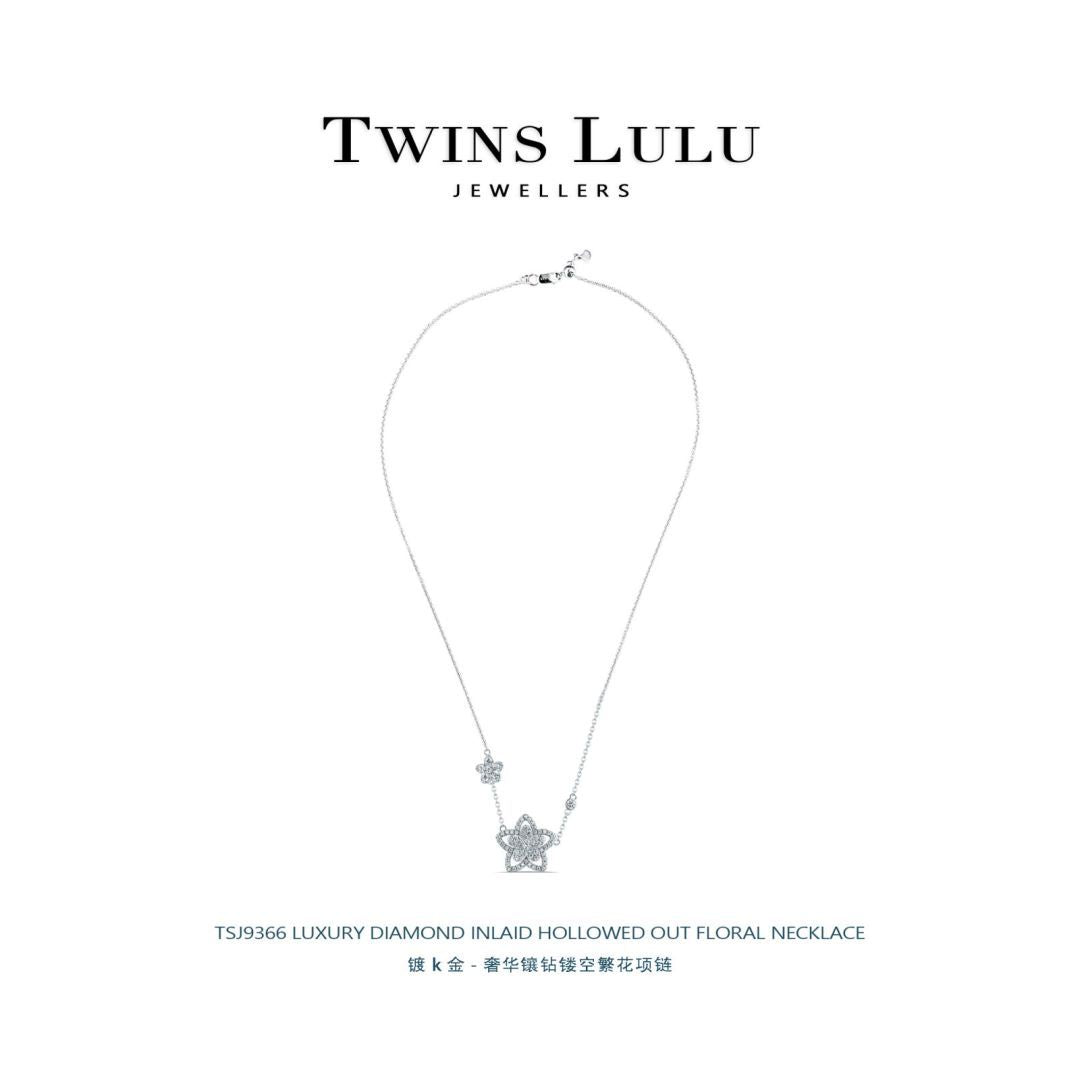 TWINS LULU贅沢デザイン感花ネックレスプレゼント