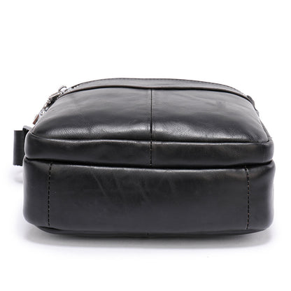 Men's shoulder bag Genuine cowhide leather wear-resistant retro casual fashion multifunctional crossbody bag for men 