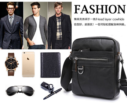 Men's Shoulder Bag Casual Retro Messenger Bag Men's Crossbody Bag 