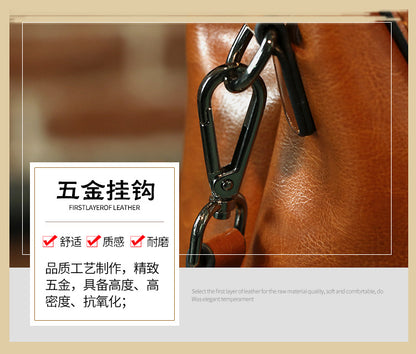 Women's seashell bag Genuine leather Crossbody bag that goes with anything Large bag Shoulder bag Elegant handbag. Bag