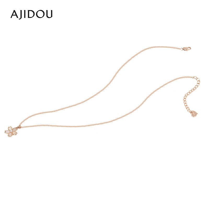 AJIDOUフランス優雅高級感貝殻の花ネックレスプレゼント