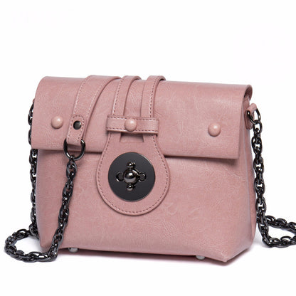 Genuine leather women's bag Crossbody bag Fashion chain bag Small bag Shoulder bag that goes with anything. Pochette