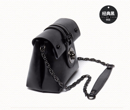 Genuine leather women's bag Crossbody bag Fashion chain bag Small bag Shoulder bag that goes with anything. Pochette