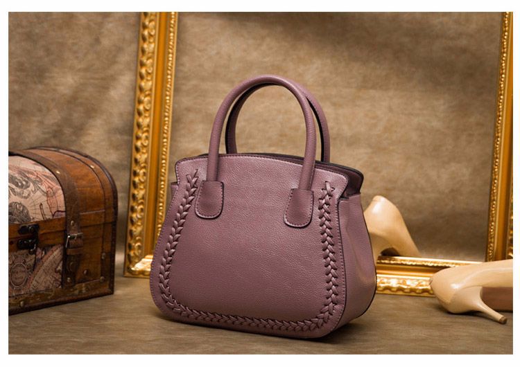 Stylish shrink pattern cowhide Birkin bag Genuine leather ladies' crossbody bag Elegant handbag.bag