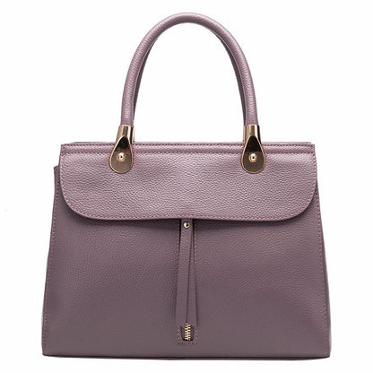 Genuine leather ladies handbag fashion crossbody bag shoulder bag zipper elegant temperament handbag.bag