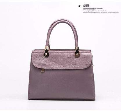 Genuine leather ladies handbag fashion crossbody bag shoulder bag zipper elegant temperament handbag.bag