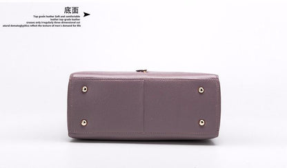 Genuine leather ladies handbag fashion crossbody bag shoulder bag zipper elegant temperament handbag.bag