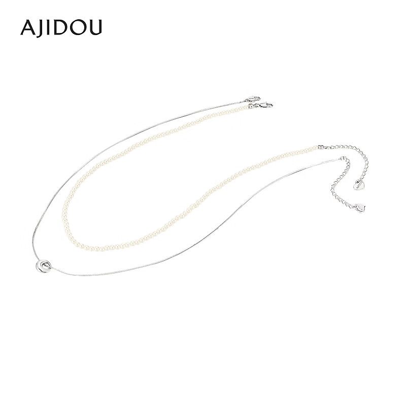 AJIDOUファッションins風パールネックレスプレゼント