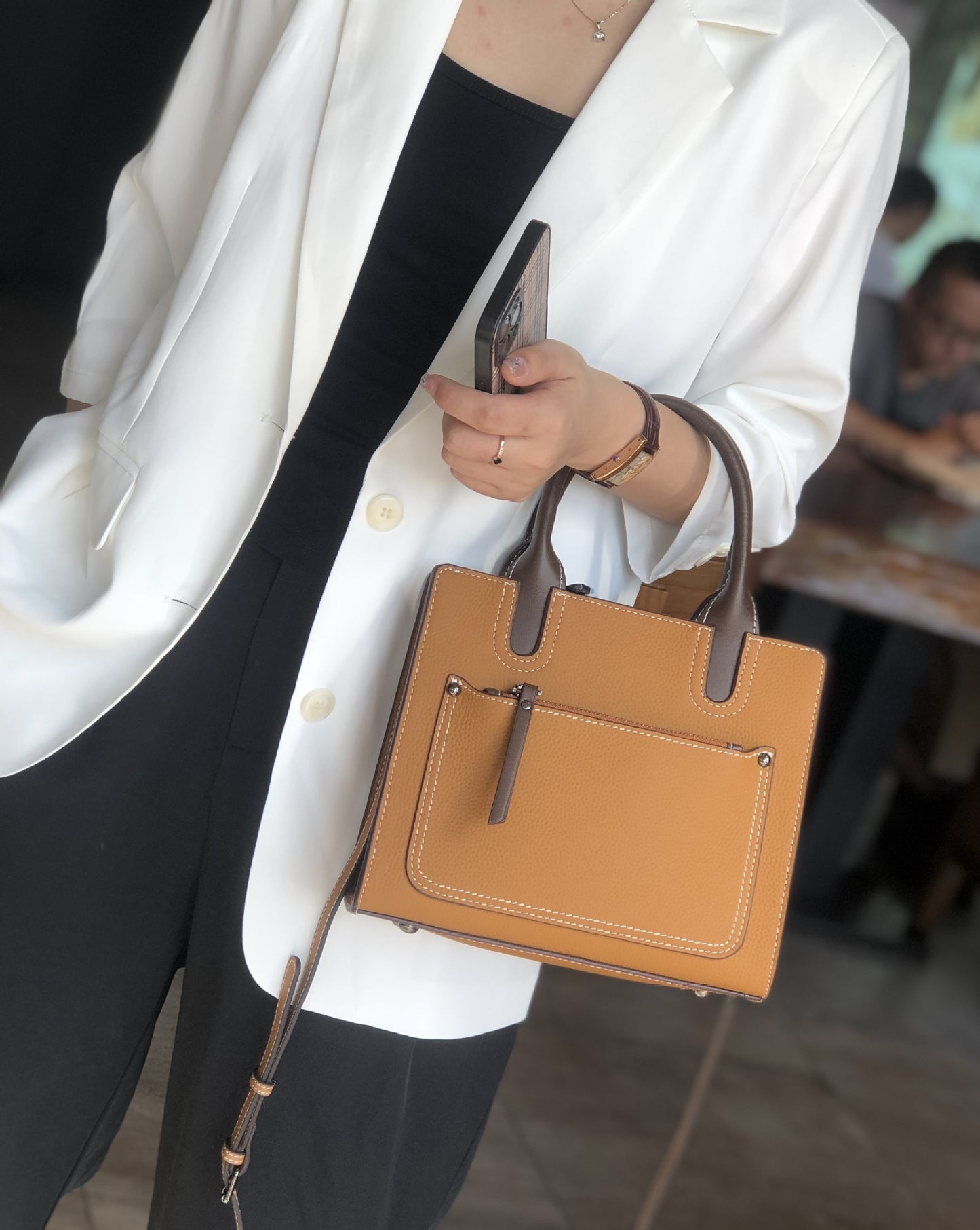 Genuine Leather Women's Bag Crossbody Bag Stylish Casual Handbag Cowhide Retro Style Shoulder Bag Handbag. Bag