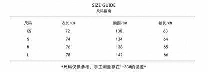 DIファッション長袖ジャケット クールカジュアル  おしゃれ上着 SY0378