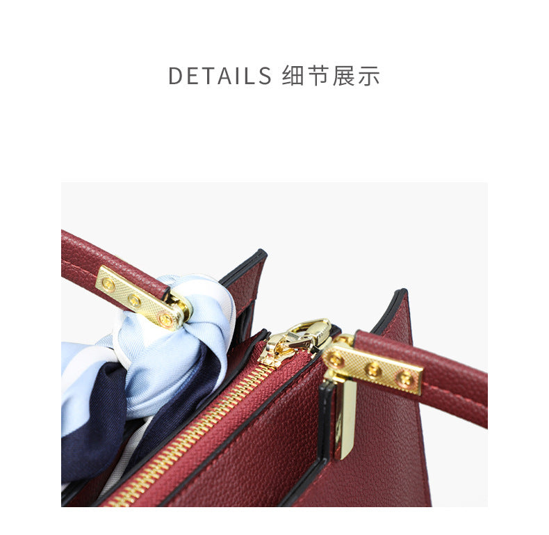 Women's handbag crossbody bag large capacity luxury fashion genuine leather casual shoulder bag temperament handbag.bag