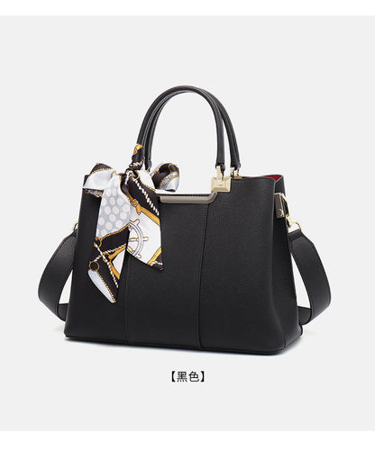 Women's Bag Bag Cowhide Large Capacity Mother's Bag All-in-one Women's Fashion Elegant Commuting Handbag. Bag