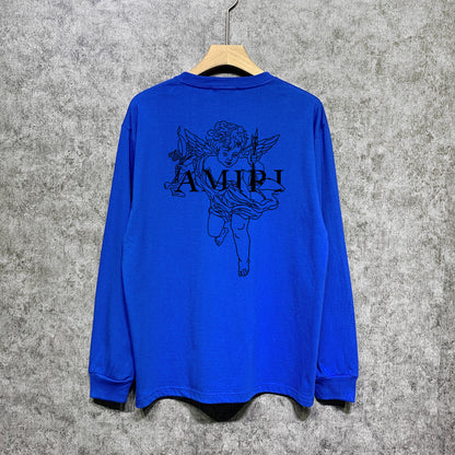 AMIRIファッション長袖男性Tシャツ おしゃれクールカジュアル 上着 SY1198