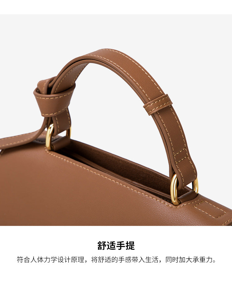 Genuine leather women's bag Messenger bag that goes with anything Fashionable shoulder bag Handbag.bag