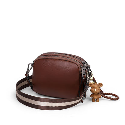 Women's bag Crossbody bag Underarm bag Luxury genuine leather Simple Retro Shoulder bag that goes with anything.Pochette