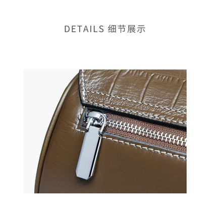 Women's Bag Genuine Leather Armpit Bag Crossbody Bag Boston Bag Fashion Shoulder Bag. Pochette