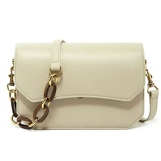 Women's underarm bag Textured chain bag Office worker commuting Shoulder bag that goes with anything.Pochette