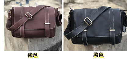 Men's Shoulder Bag Luxury Fashion Genuine Cowhide Leather Business Casual Messenger Bag Crossbody Bag for Men 