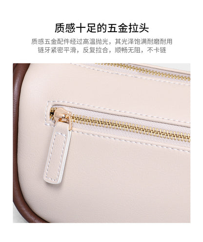 Women's bag Genuine leather crossbody bag Broadband Casual Fashion shoulder bag that goes with anything. Pochette