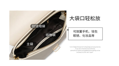 Women's fashion bag Genuine leather women's bag Underarm clutch bag Shoulder bag that matches any temperament.Pochette