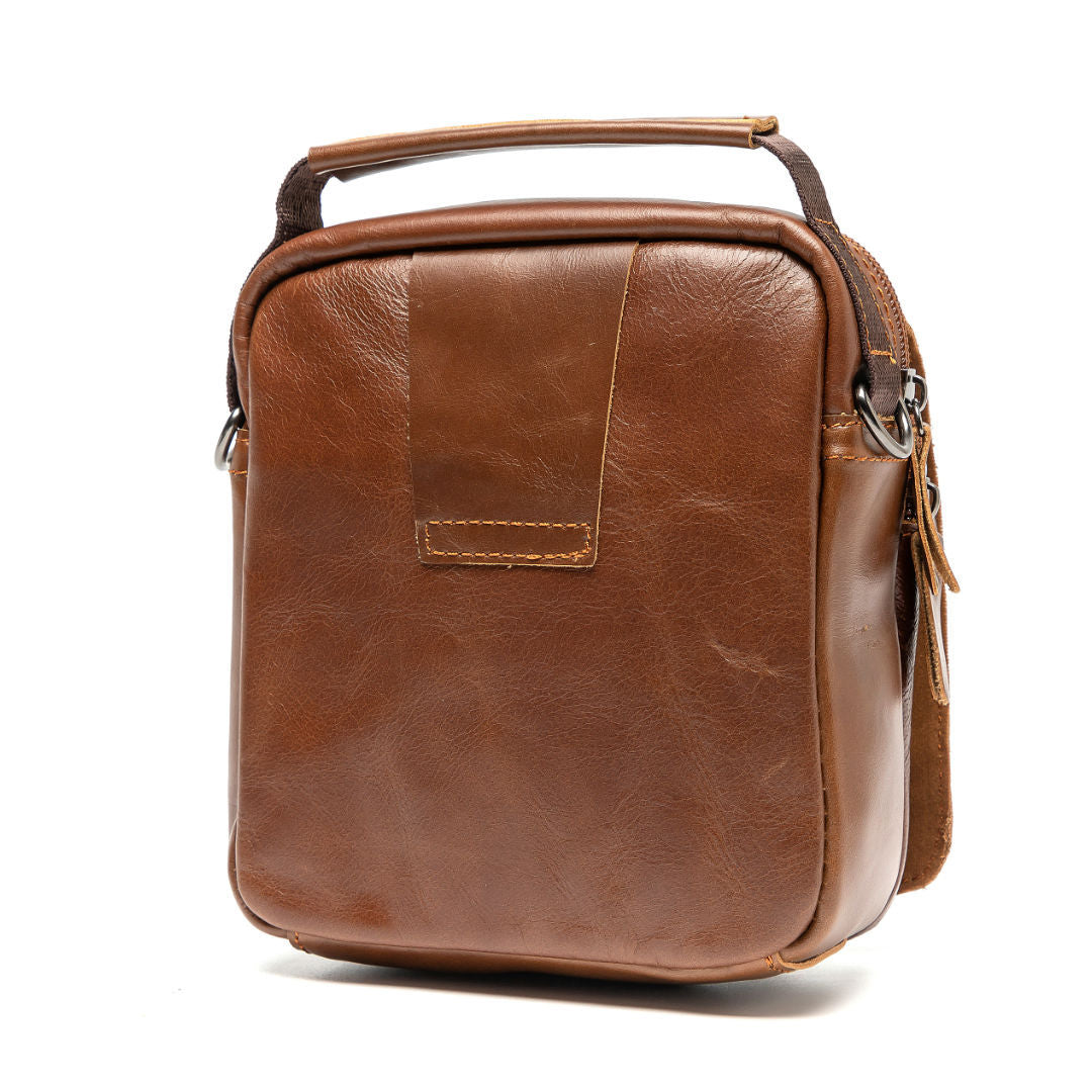 Men's Shoulder Bag Business Cowhide Handbag Outdoor Sports Fashion Crossbody Bag for Men 