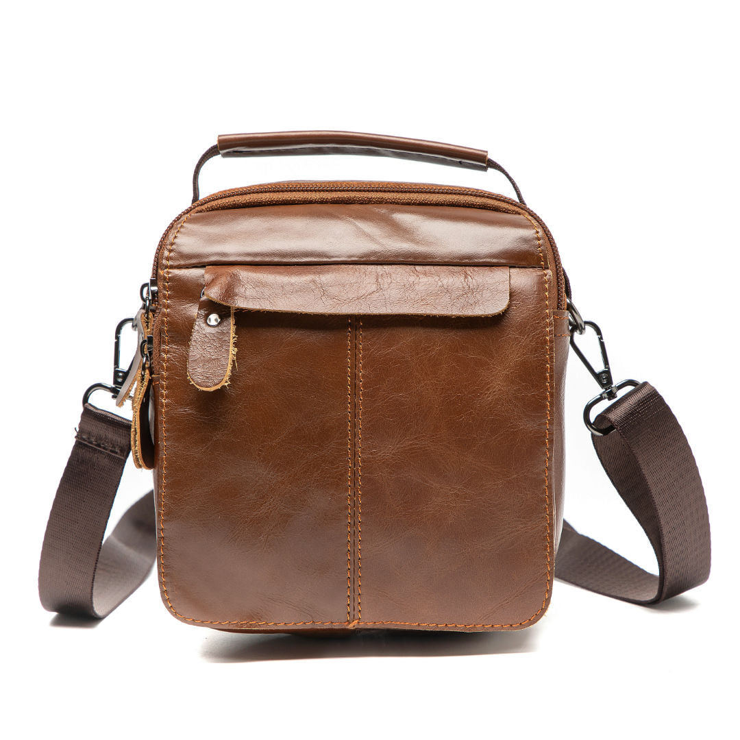 Men's Shoulder Bags Cowhide Business Handbags Outdoor Sports Fashion Crossbody Bags for Men 