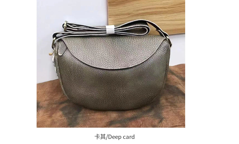 Men's Shoulder Bag Original Cowhide Genuine Leather Commuting Simple Luxury Men's Crossbody Bag 