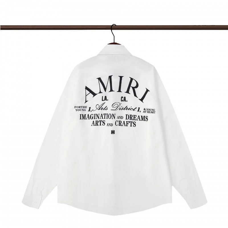 AMIRIファッション長袖Tシャツ おしゃれクールカジュアル 上着 SY1206