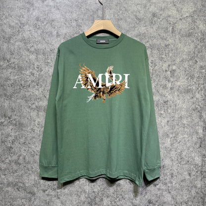 AMIRIファッション長袖男性Tシャツ おしゃれクールカジュアル 上着 SY1196