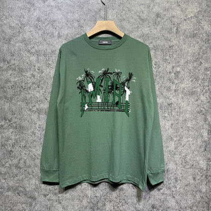 AMIRIファッション長袖男性Tシャツ おしゃれクールカジュアル 上着 SY1194