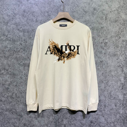 AMIRIファッション長袖男性Tシャツ おしゃれクールカジュアル 上着 SY1196