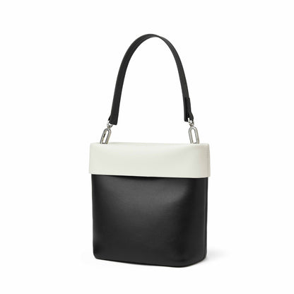 Genuine leather bag Bucket bag Commuting fashion Mini bag Underarm bag Goes with everything Shoulder bag.Pochette