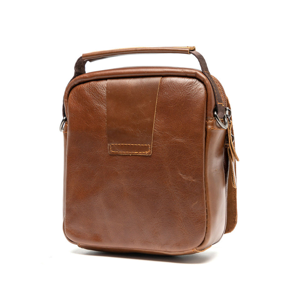 Men's Shoulder Bag Business Cowhide Handbag Outdoor Sports Fashion Crossbody Bag for Men 