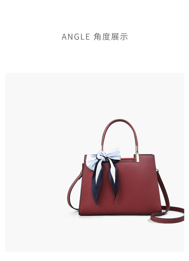 Women's handbag crossbody bag large capacity luxury fashion genuine leather casual shoulder bag temperament handbag.bag