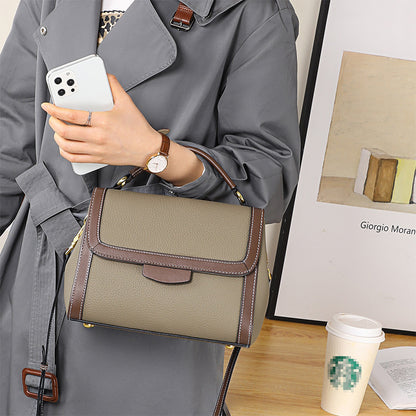 Genuine leather women's bag handbag fashion luxury shoulder bag that goes with anything. Pochette