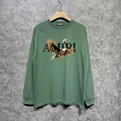 AMIRIファッション長袖男性Tシャツ おしゃれクールカジュアル 上着 SY1196